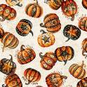 Jeepers Creepers Decorative Pumpkin Toss - Cream image 2