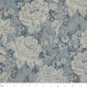 Charlotte 108" Vintage Floral - Blue White image 2