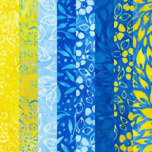 Artisan Batiks: Floral Wave